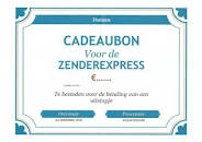 Cadeaubon Zenderexpress